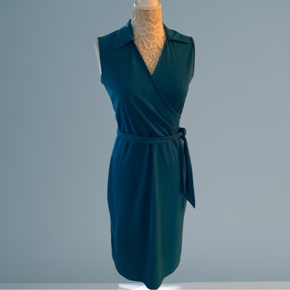 No Appointment Necessary Dresses & Skirts - Medium Turquoise Dress with tie